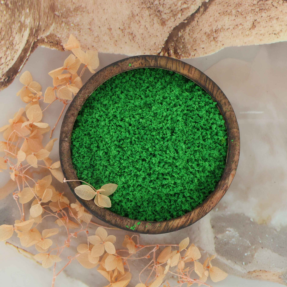 Crafteria Artificial Foam Grass Powder Shade - 02 (25gms)
