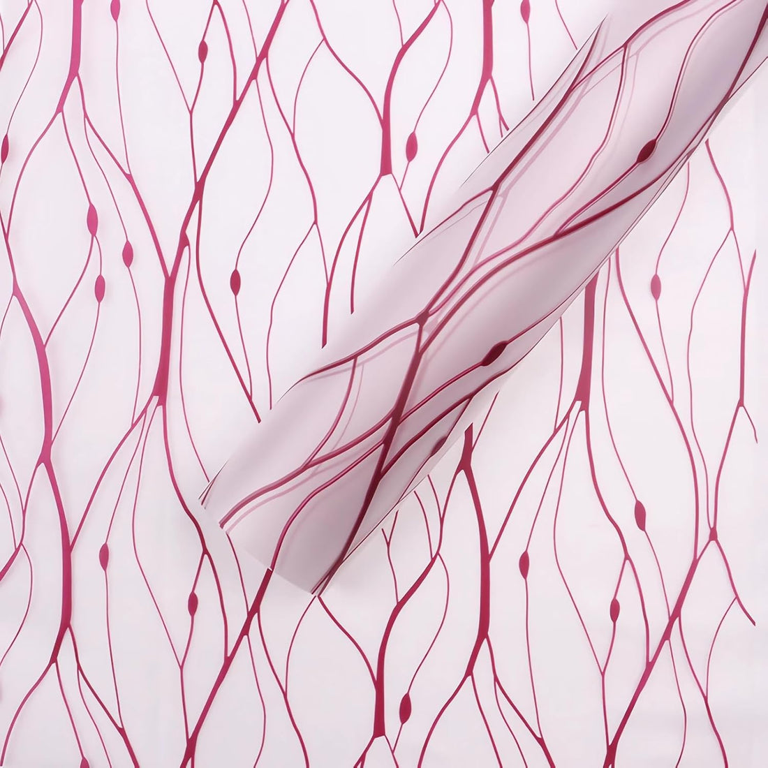 Vine Pattern Bouquet Paper (Red) BP002C06