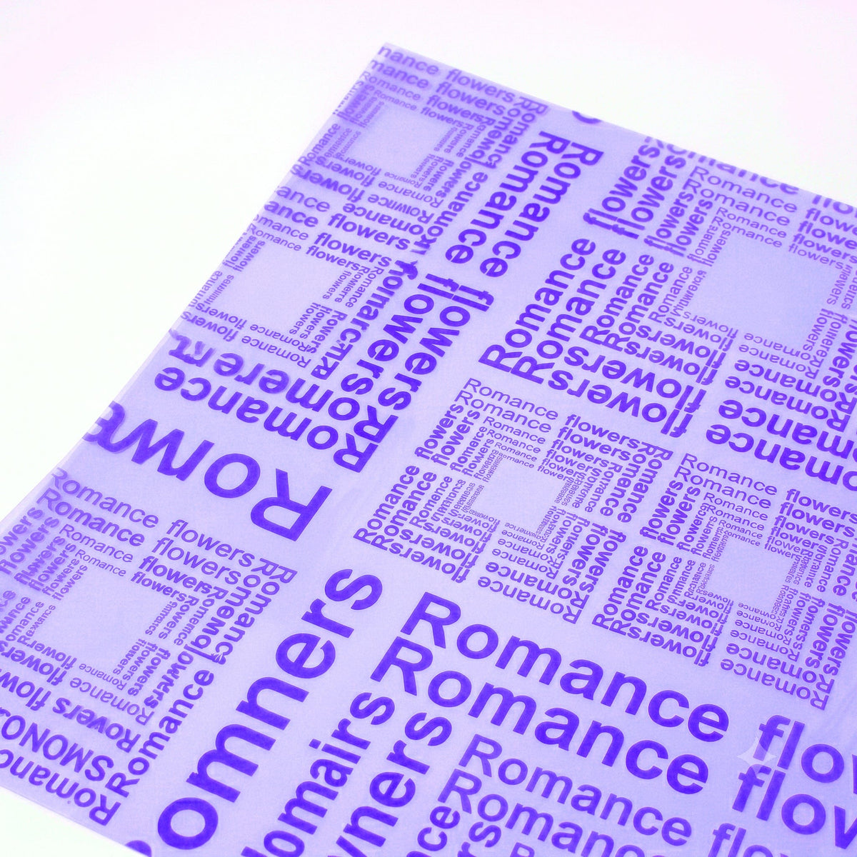 JUST CRAFT IT Light Purple Multi-color Printed Bouquet Wrapping Paper for Floral Arrangements & DIY Gift Packaging