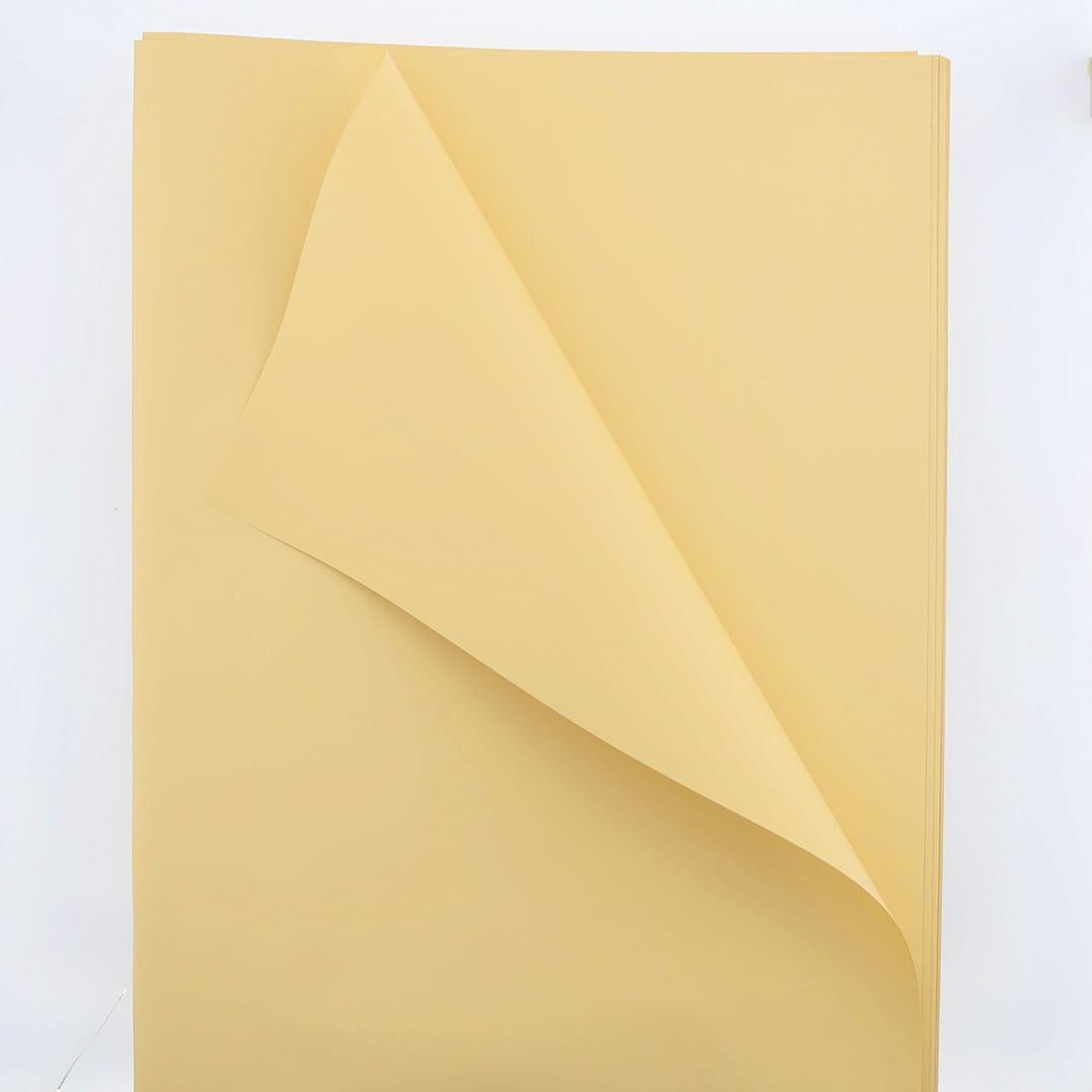 Crafteria Apricot Yellow Korean Flower Wrapping Bouquet Paper