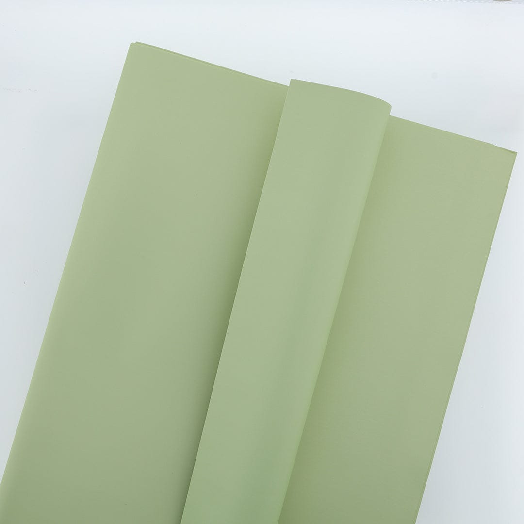 Korean Flower Wrapping Bouquet Paper (Winter Willow Green) BP013C38