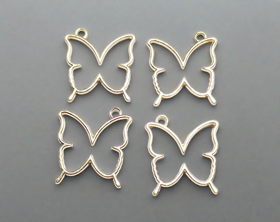 Crafteria GOLD BUTTERFLY BEZELS