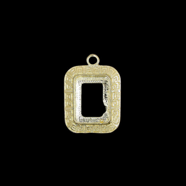 My Store BEZELS Gold Rectangle Bezels