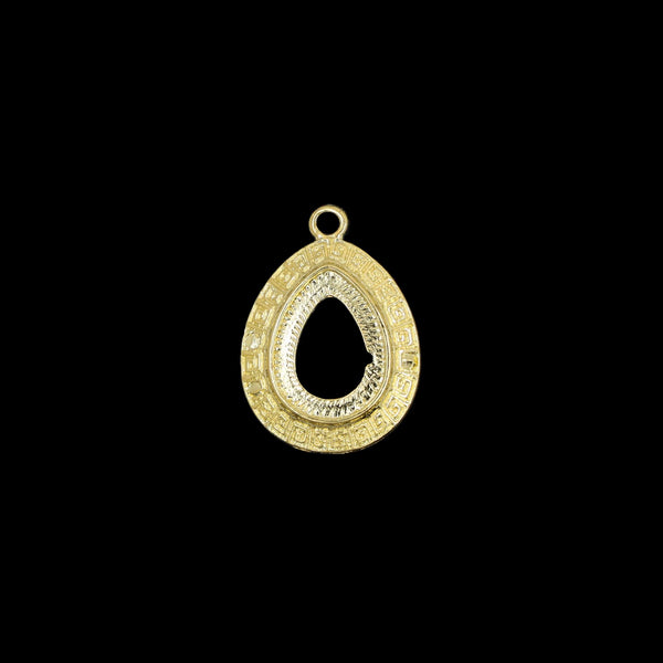 My Store BEZELS Gold Drop Bezels