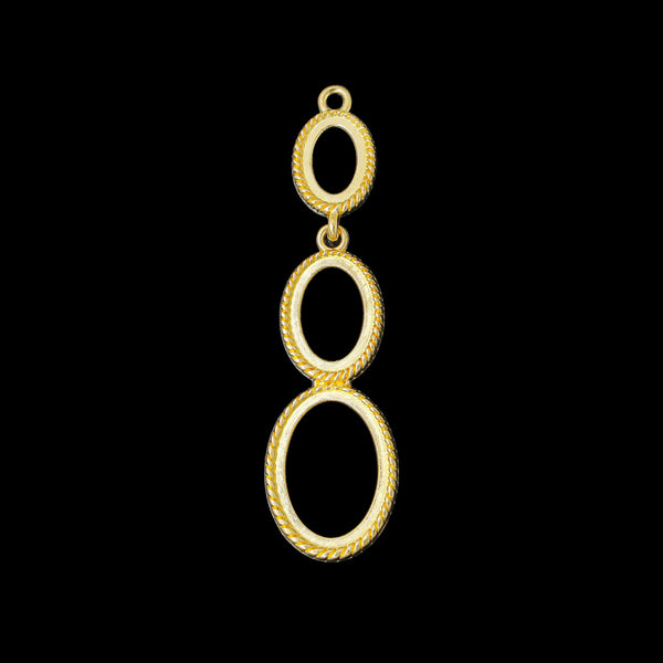 My Store BEZELS Gold Hanging Bezels