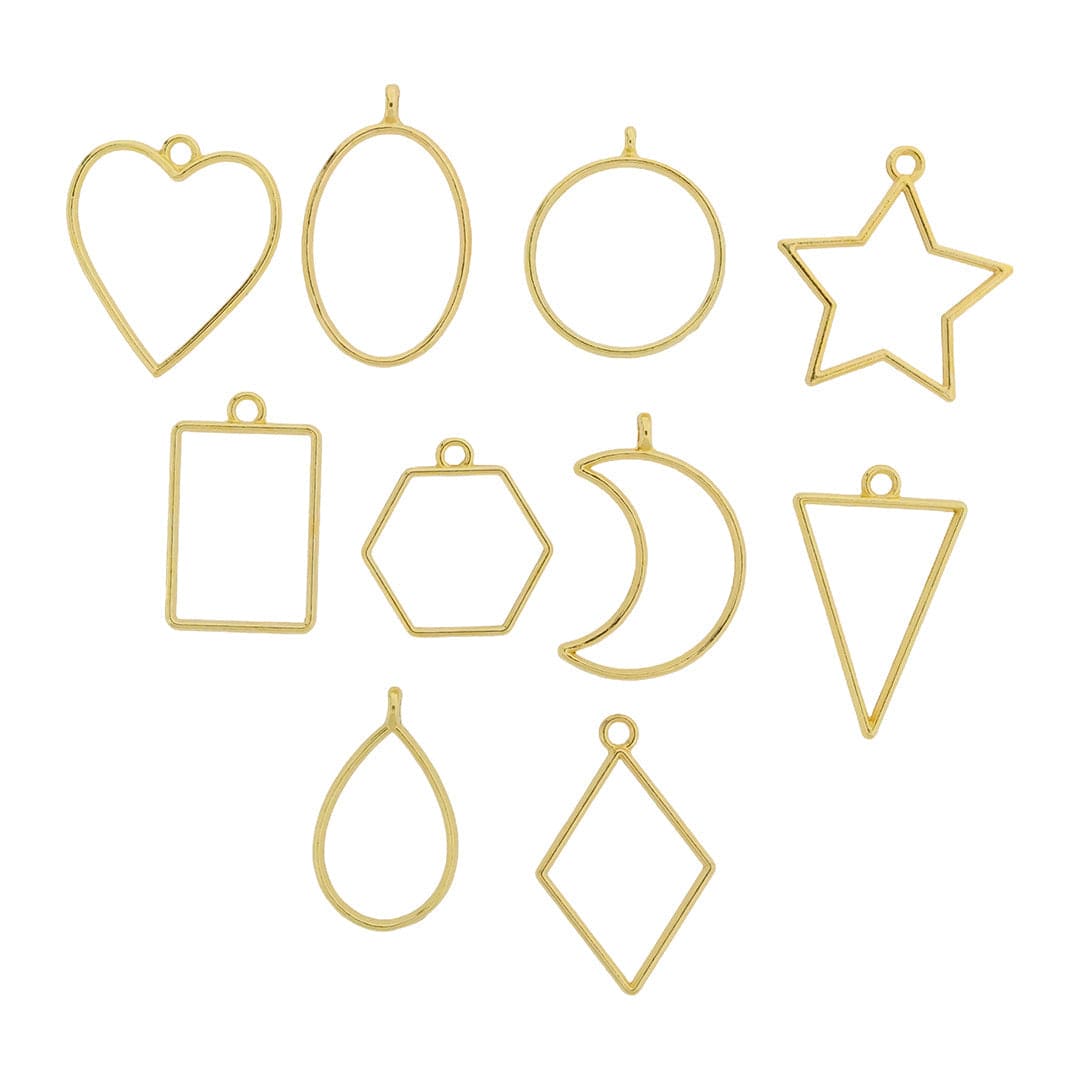 Crafteria Gold 10 In 1 Bezels Set