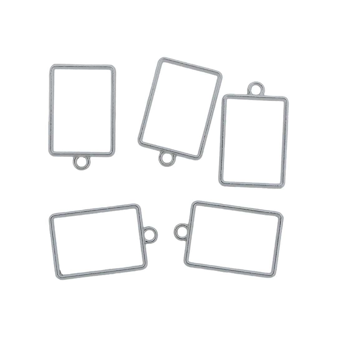 Crafteria Gold 5 In 1 Rectangle Bezels Set
