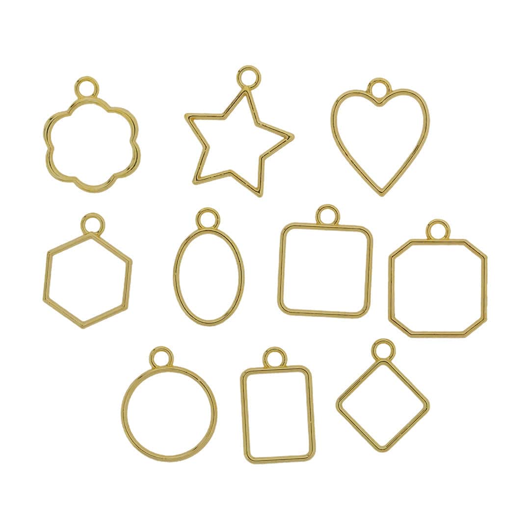 Crafteria Gold 10 In 1 Small Bezels Set