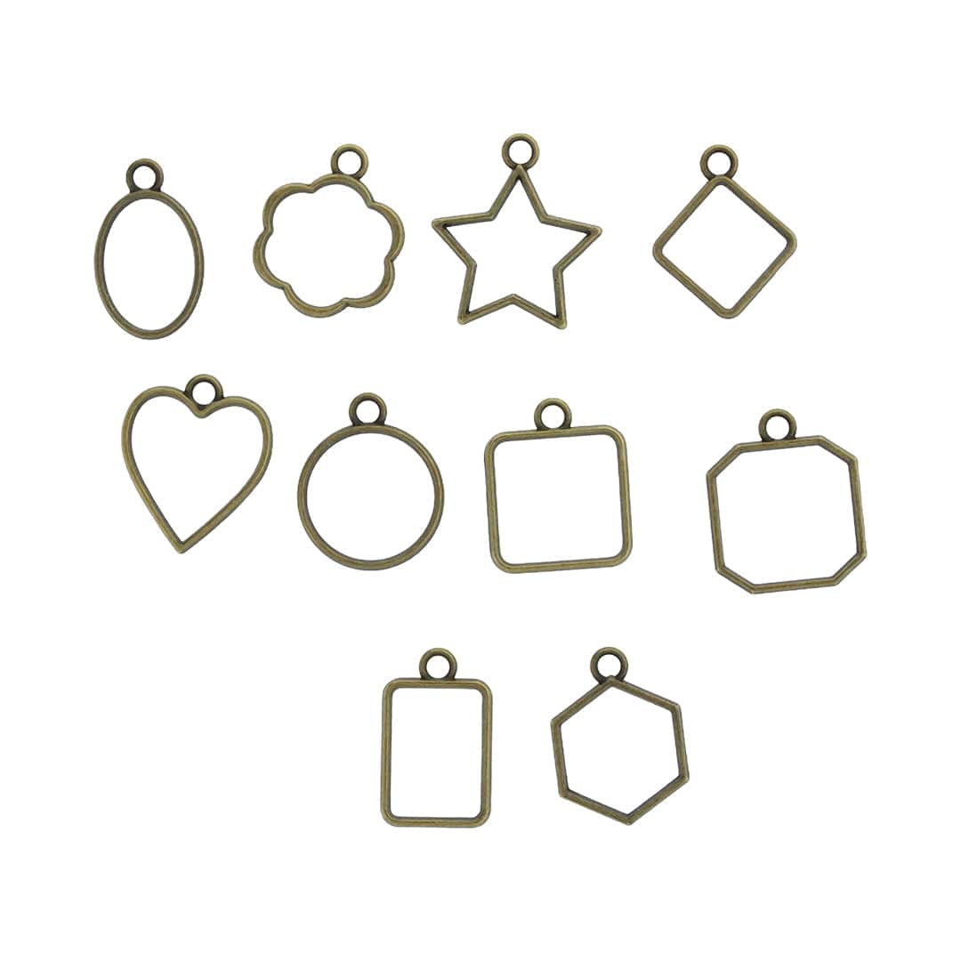 Crafteria Antique 10 In 1 Small Bezels Set