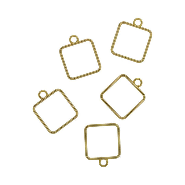 Crafteria 5 In 1 Gold Square Bezel Set