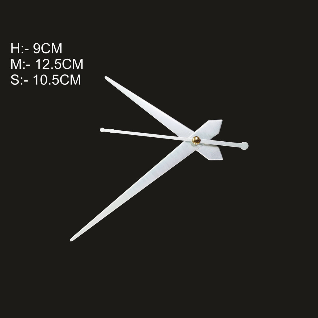Small Pointed Clock Needles (SILVER) CA023/RI07113