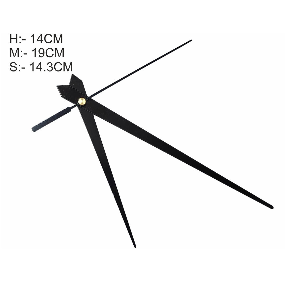 Big Pointed Clock Needles (BLACK) CA027/RI07077