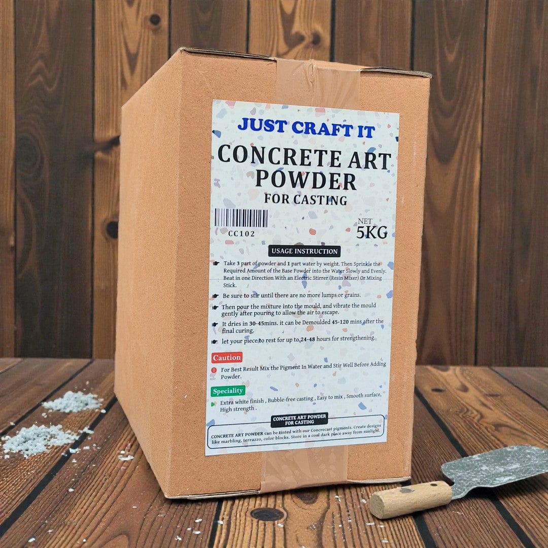 JUST CRAFT IT Concrete Art Powder For Casting 5Kg