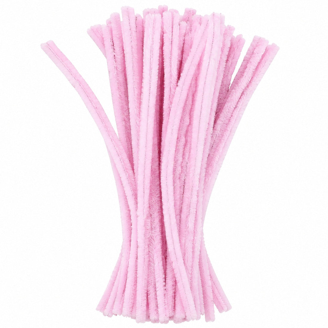 Pastel Lilac Chenille Pipe Cleaners 12MM - Pack of 50 Pcs
