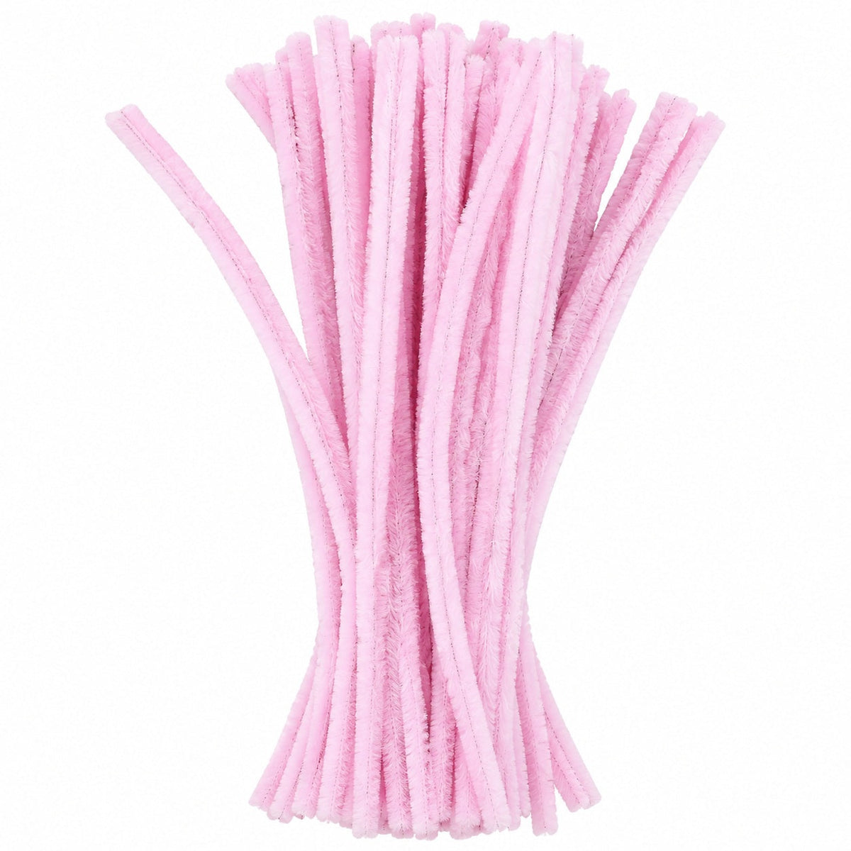 Pastel Lilac Chenille Pipe Cleaners 12MM - Pack of 50 Pcs