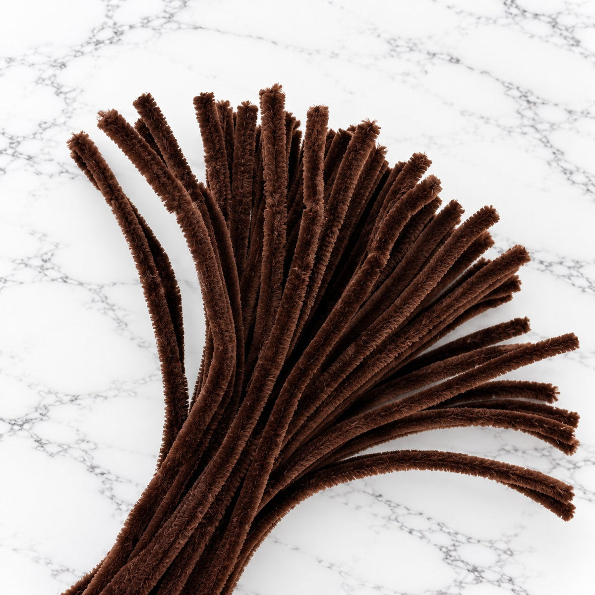 Chocolate Brown Chenille Pipe Cleaners 10MM – Pack of 100 Pcs