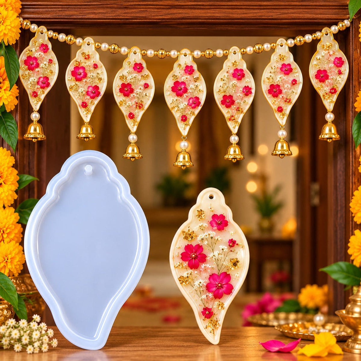 Traditional Door Toran Decoration Silicone Mould