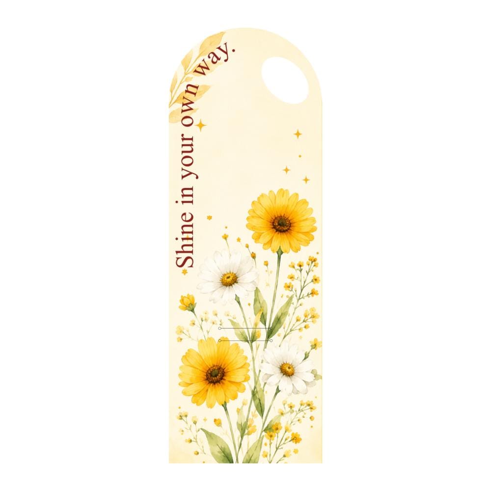 Crafteria Yellow & White Daisy Floral Bouquet Card with Handle – Shine in Your Own Way Design