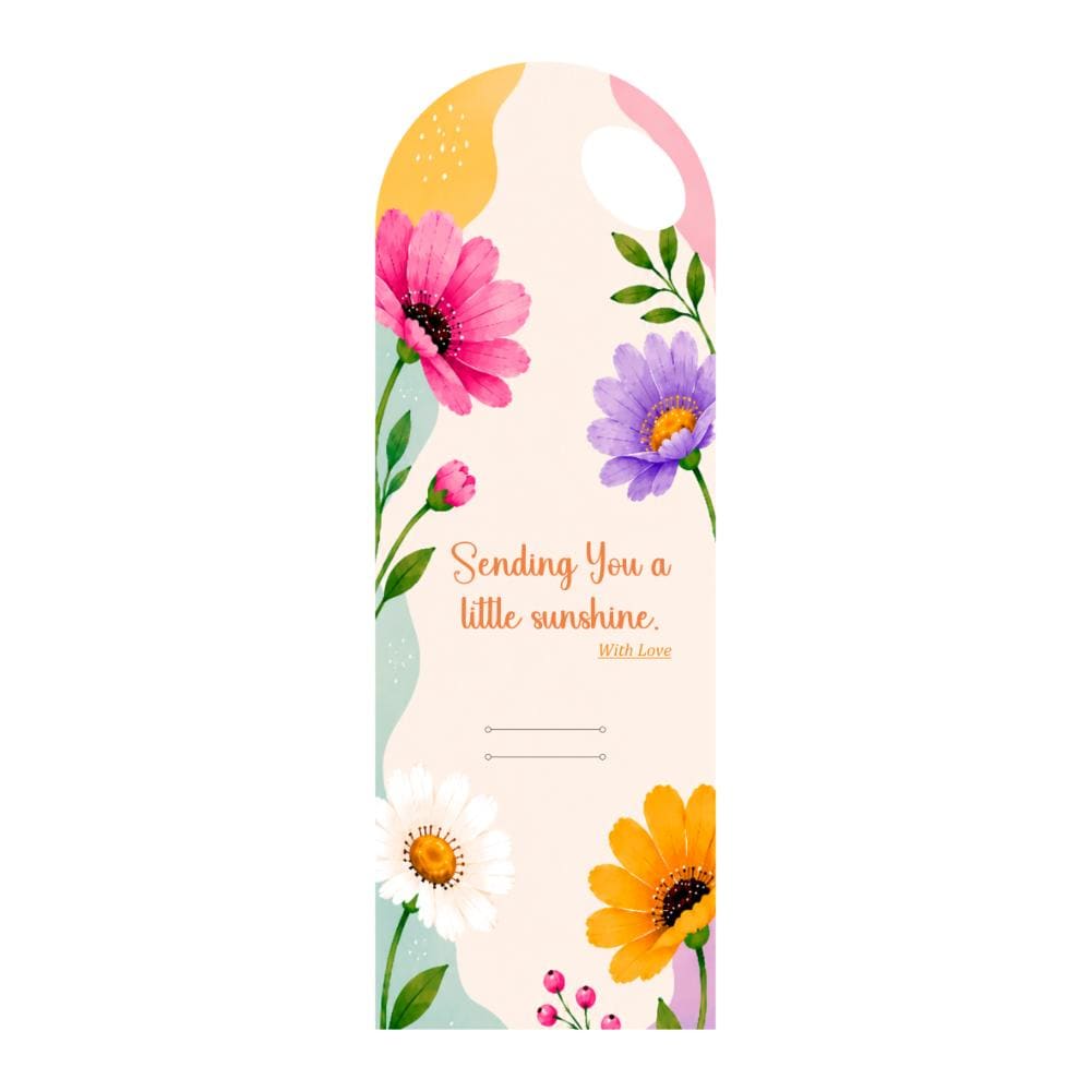 Crafteria Multicolor Floral Bouquet Card with Handle – Sending You a Little Sunshine Design