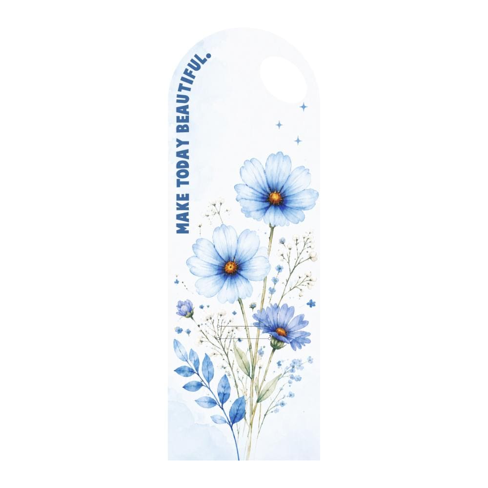Crafteria Blue Floral Bouquet Card with Handle – Make Today Beautiful Design