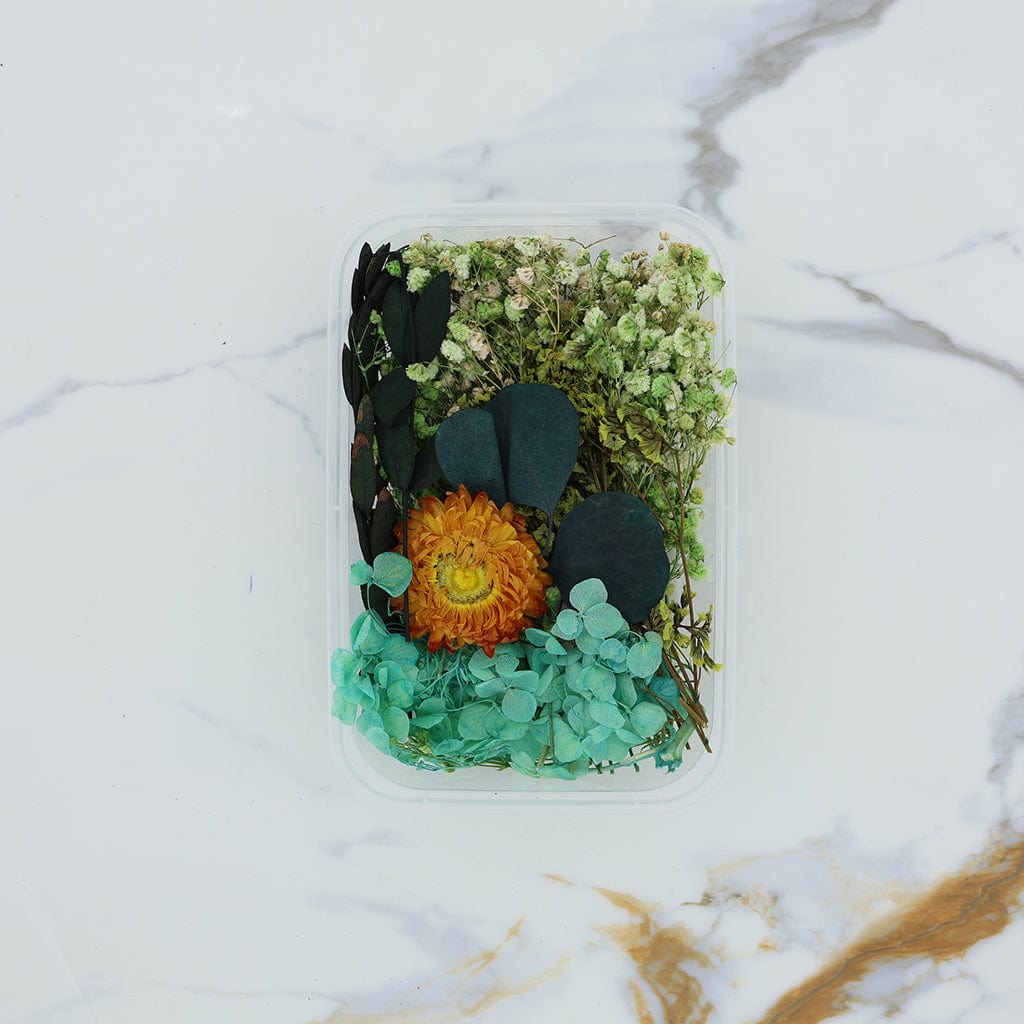 Crafteria 3D Dried Flower Green Theme