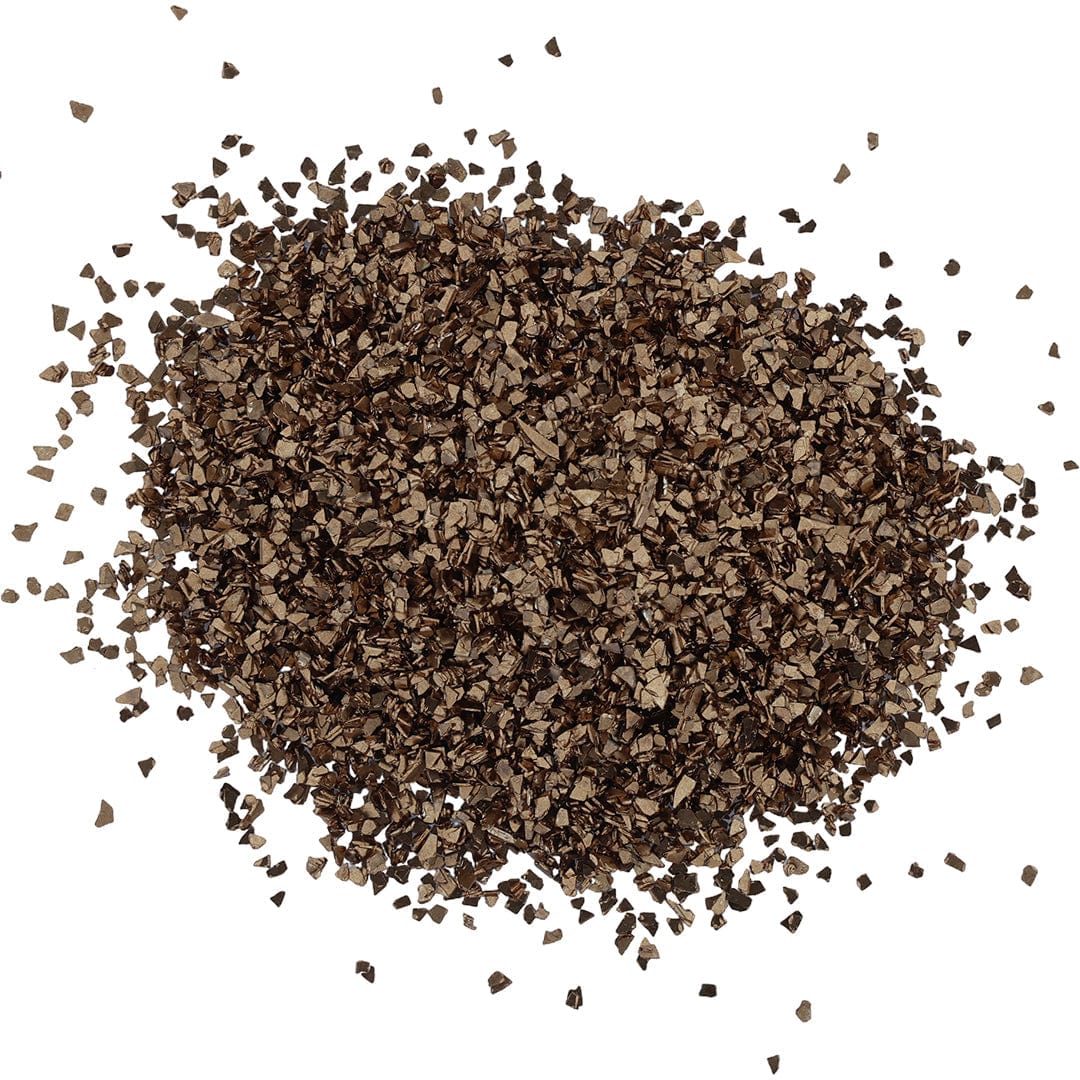 Medium Metallic Glass Chips (brown) GC080