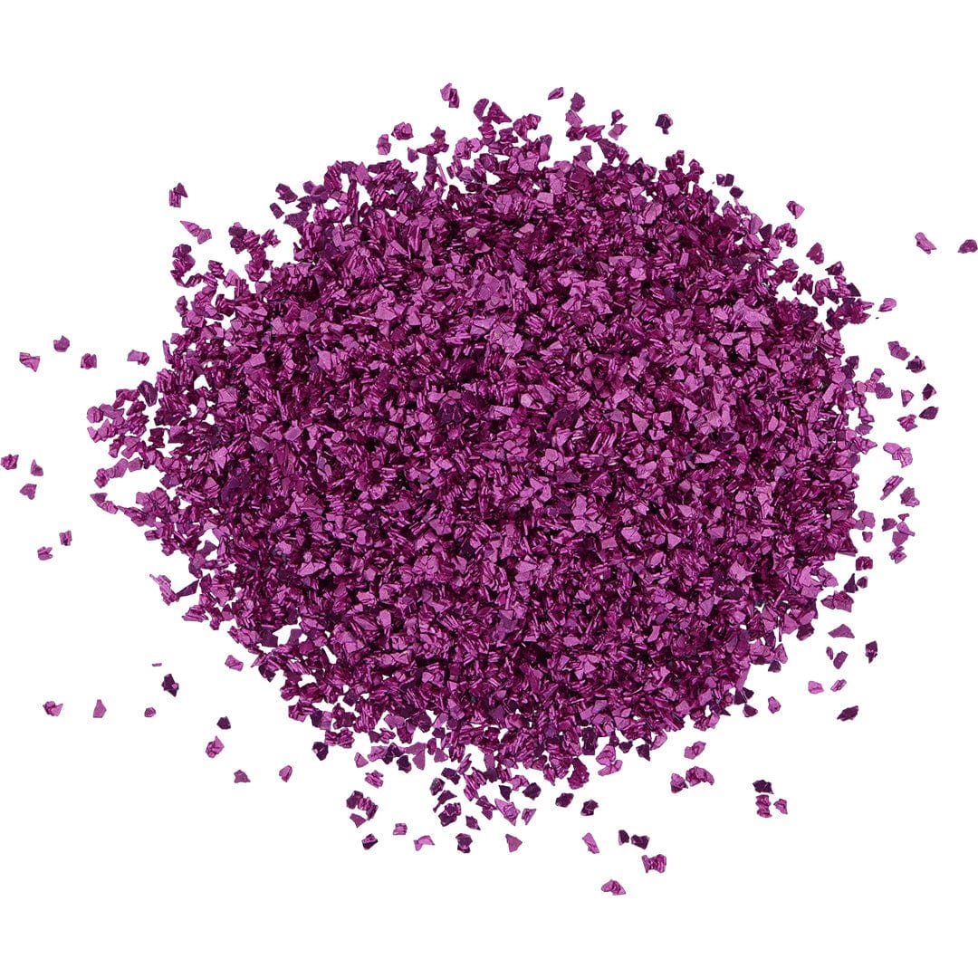Medium Metallic Glass Chips (magenta)