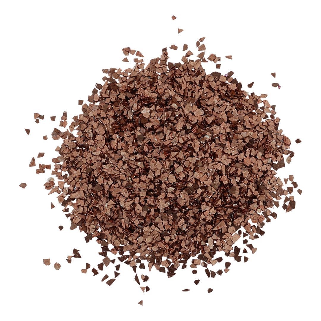 Big Metallic Glass Chips (brown) GC130