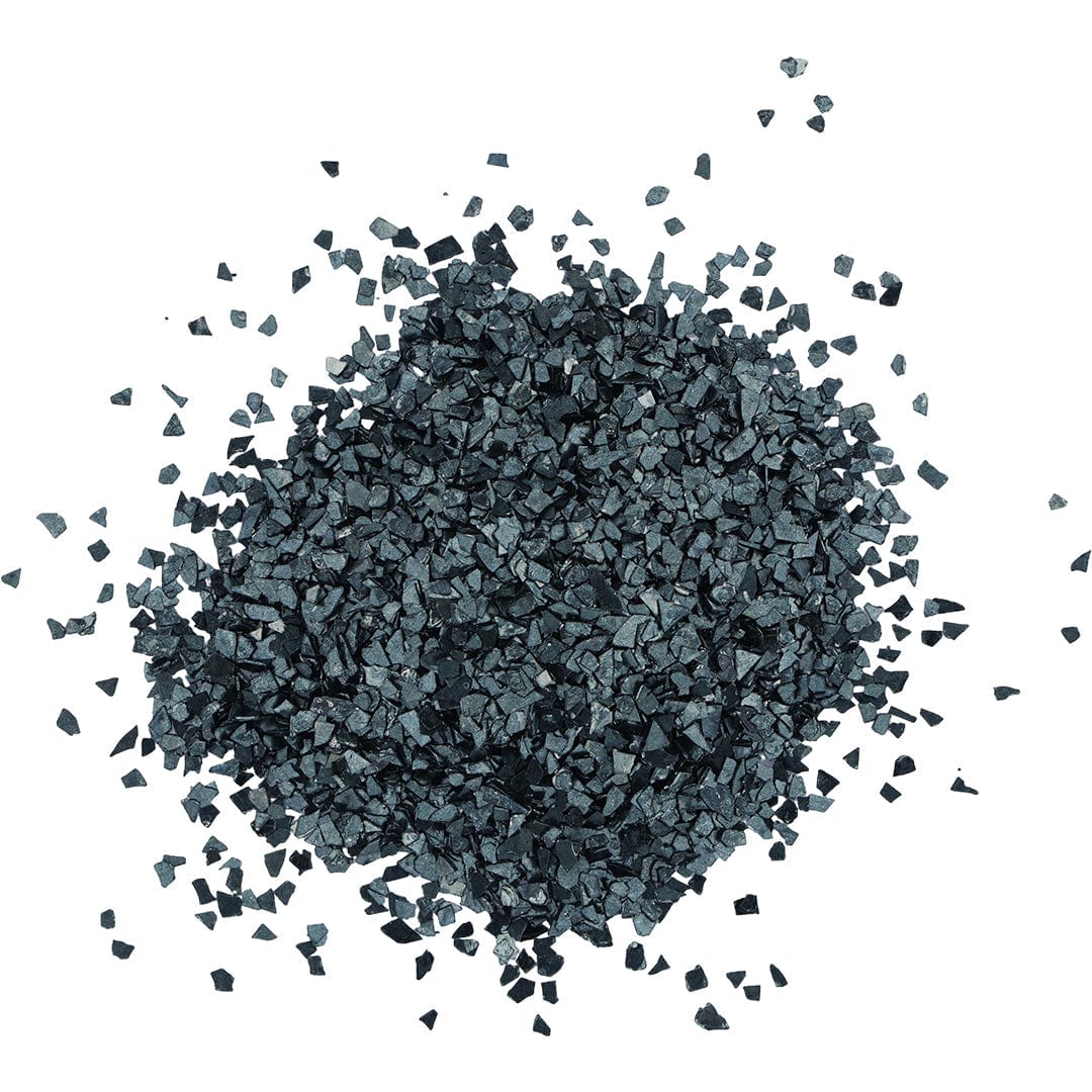 Big Metallic Glass Chips (grey)
