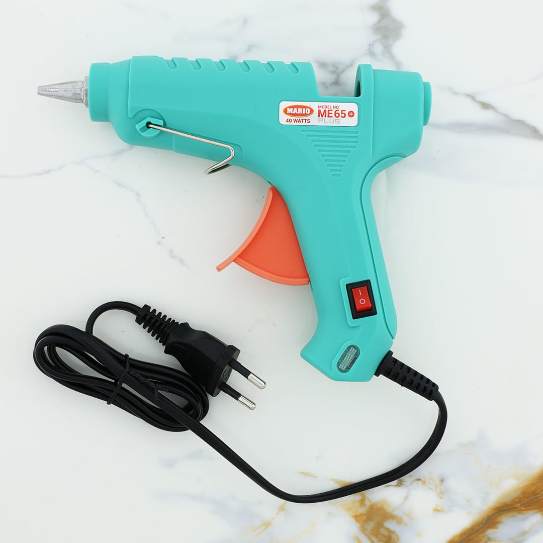 Mario 40w Hot Melt Glue Gun (Me 65 Plus) – Heavy-duty For Crafts, Diy & Repairs GG001