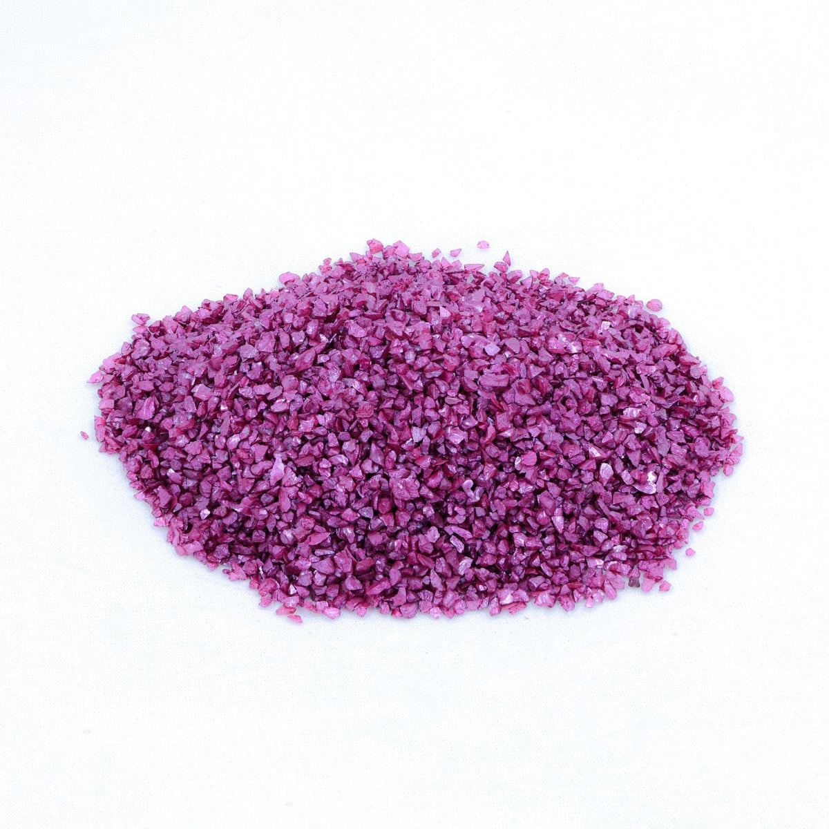 Crafteria PEACOCK GREEN Small Metallic Glass Granules (500Gms)