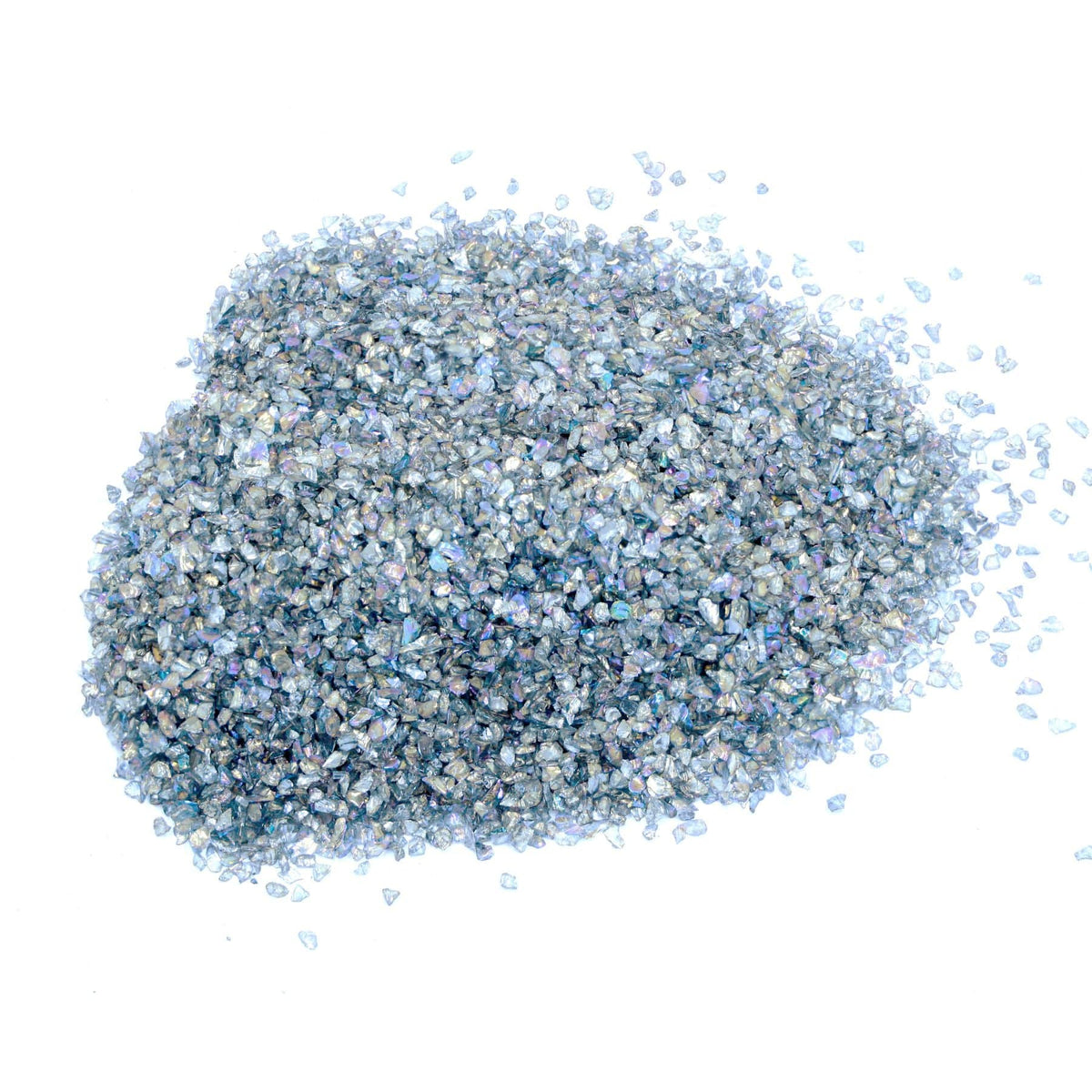 Crafteria NATURAL Big Metallic Glass Granules (500Gms)