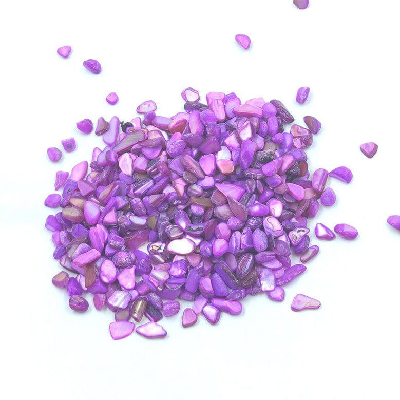 Crafteria Sky Blue Shell Stone Granules (500gms)