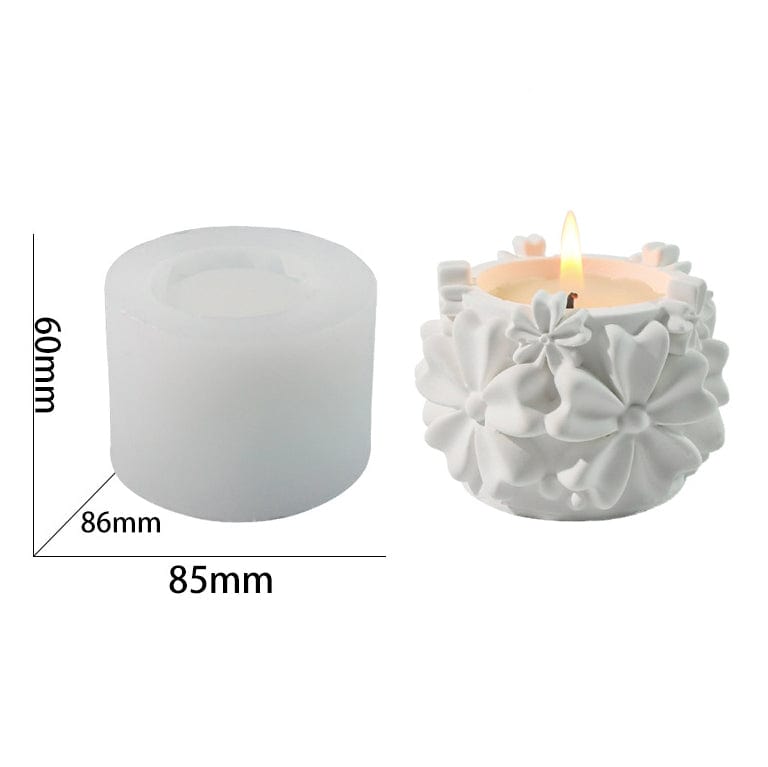 My Store Handmade Mould Five-Petal Candle T-light Holder Handmade Mould