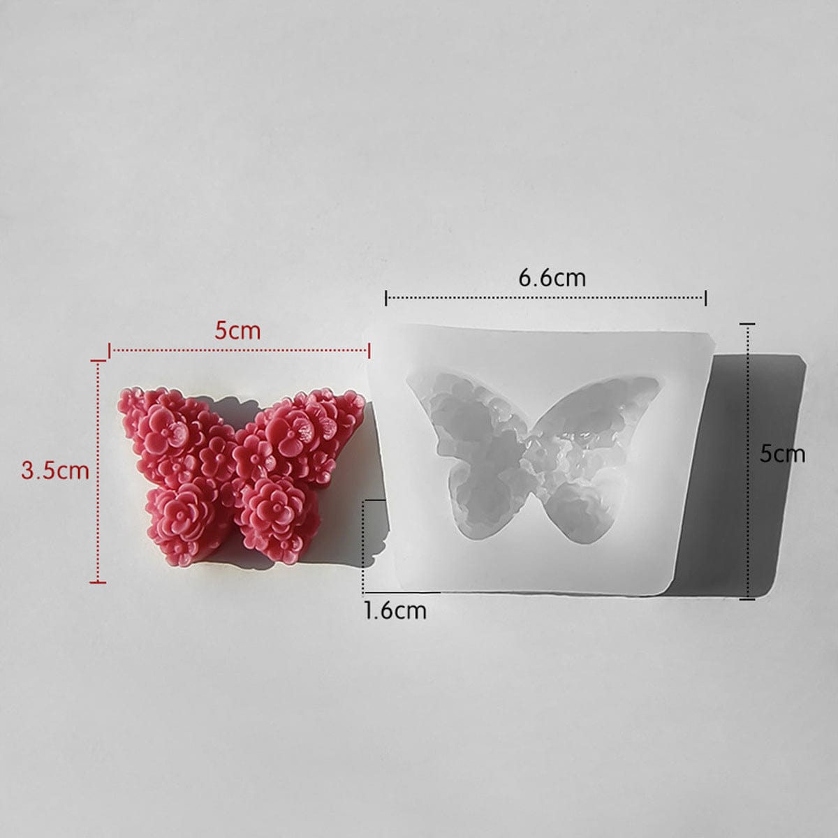 My Store Handmade Mould 3D Flower Butterfly Handmade Mould