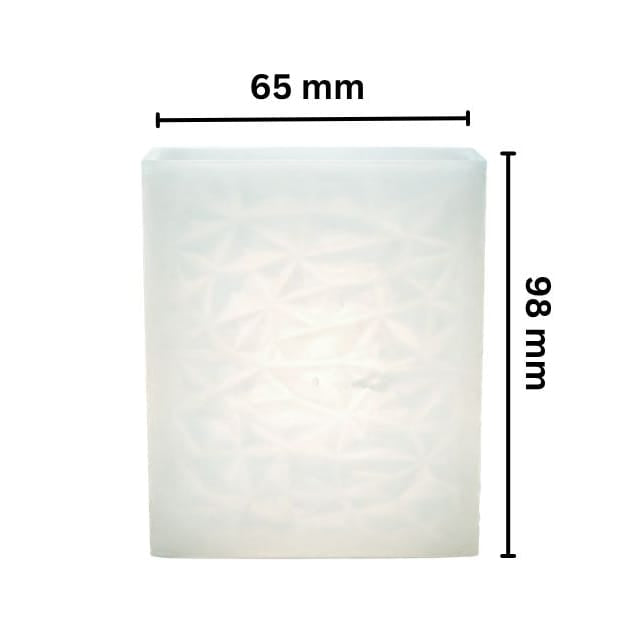 Crafteria 4" Textured Square Pillar Mould
