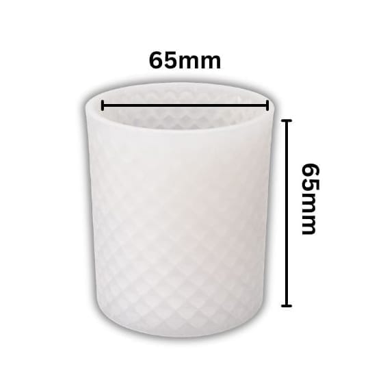 2.5" X 2.5" Chequered Round Pillar Mould IHM012