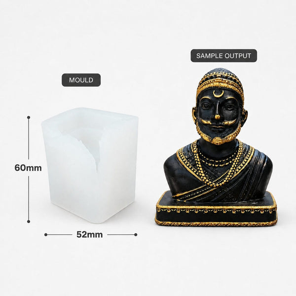 Chhatrapati Shivaji Masharaj Silicon Mould IHM022