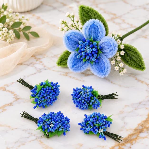 Royal Blue Ind Polons Stamens IND010
