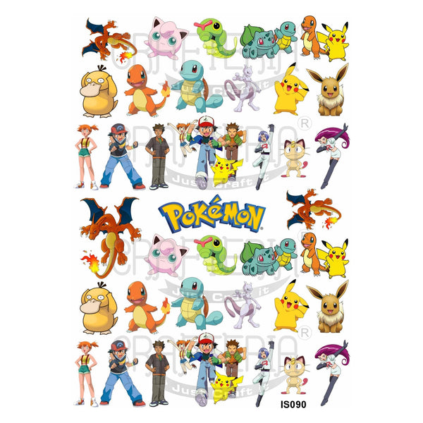 Pokemon Cartoon Insert Sheet (Transparent Sheet) IS090 IS090