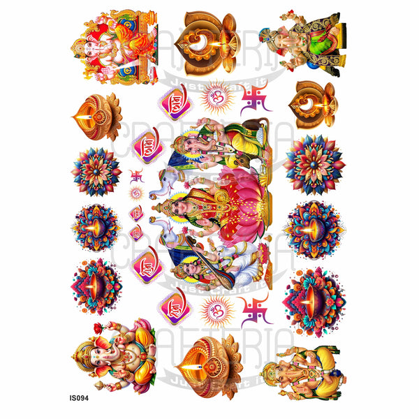 Diwali Theme Insert Sheet (Transparent Sheet) IS094 IS094