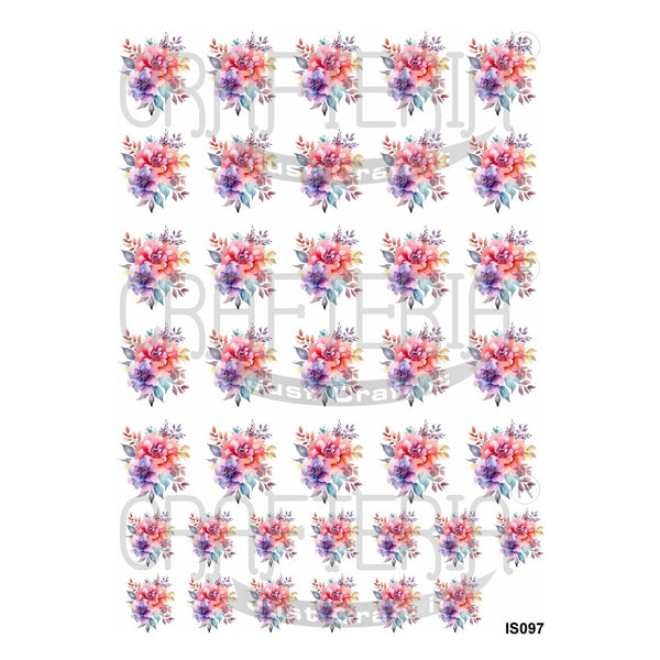 Flower Insert Sheet (Transparent Sheet) IS097 IS097