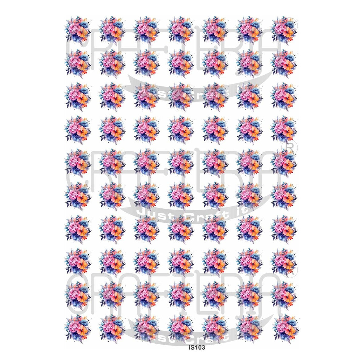 Crafteria Flower Insert Sheet (Transparent Sheet) IS103