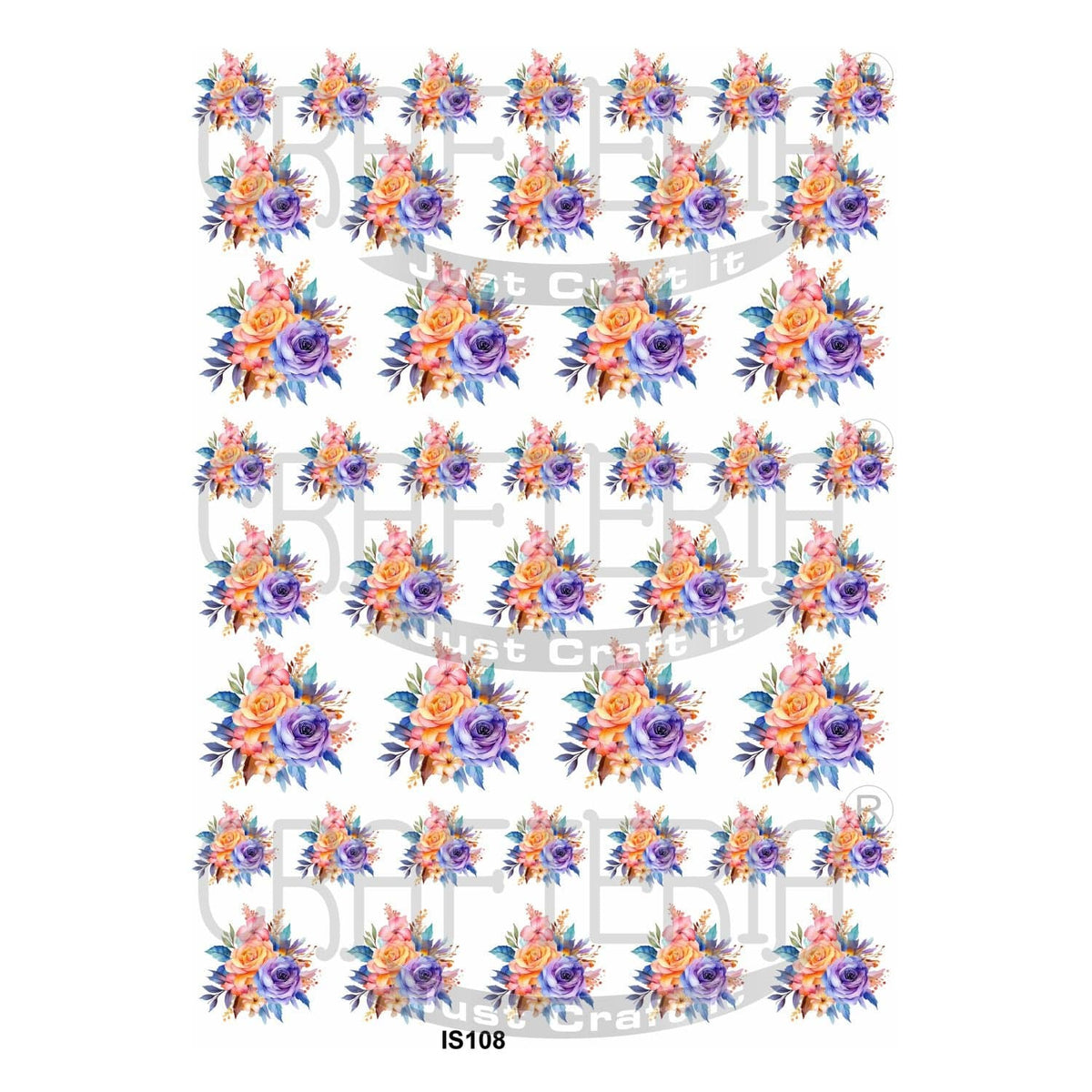 Crafteria Flower Insert Sheet (Transparent Sheet) IS108