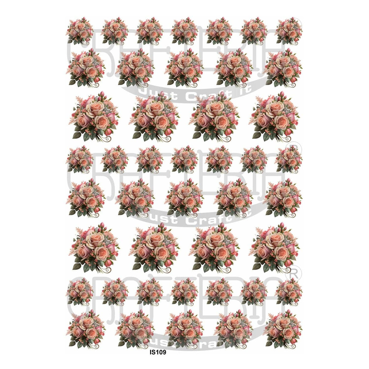 Crafteria Flower Insert Sheet (Transparent Sheet) IS109
