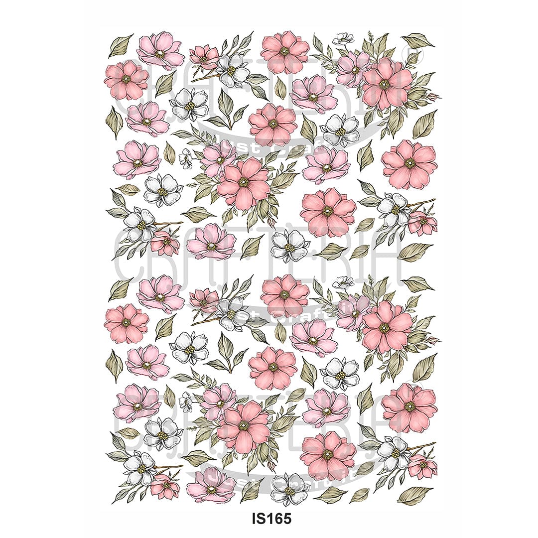 Crafteria Floral Designs Insert Sheet (Transparent Sheet) IS165