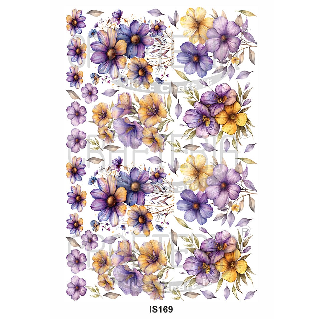 Crafteria Floral Designs Insert Sheet (Transparent Sheet) IS169