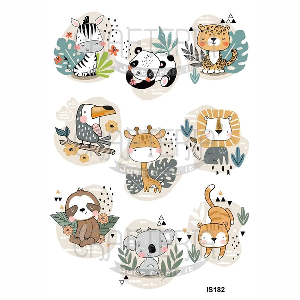 Animals Designs Insert Sheet (Transparent Sheet) IS182 IS182