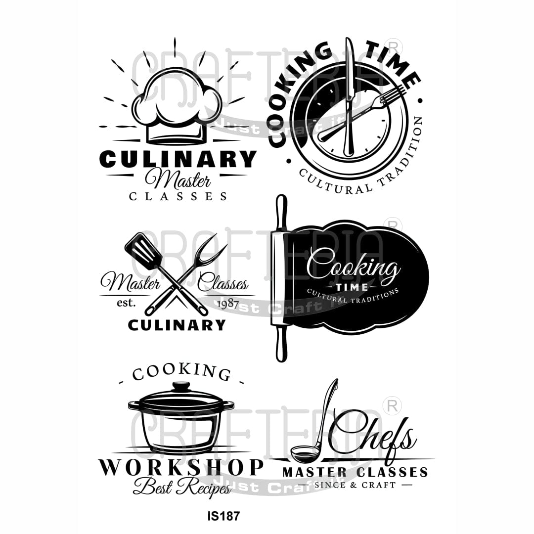 Crafteria Kitchen Designs Insert Sheet (Transparent Sheet) IS187