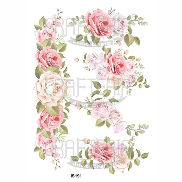 Floral Designs Insert Sheet (Transparent Sheet) IS191 IS191